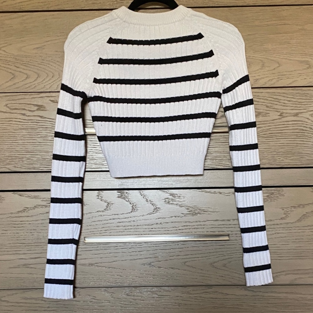 Alexander Wang Multi Direction Stripe Sweater Siz… - image 3